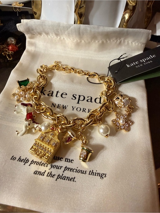 kate spade Jewelry - kate spade Gold Winter Wonderland Charm Bracelet